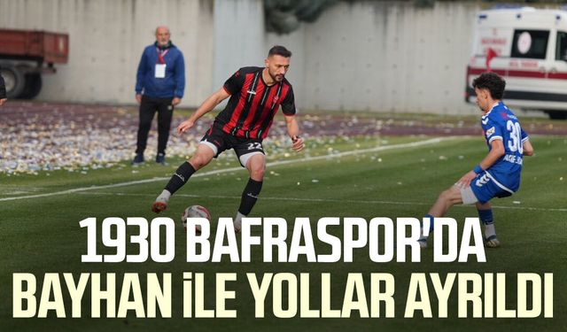 1930 Bafraspor'da Mustafa Bayhan ile yollar ayrıldı