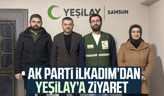 AK Parti İlkadım’dan Yeşilay’a ziyaret