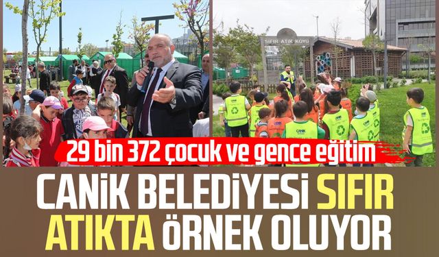 Canik Belediyesi sıfır atıkta örnek oluyor