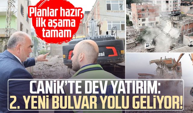 Canik’te dev yatırım: 2. Yeni Bulvar Yolu geliyor!