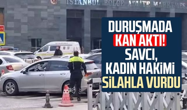 Duruşmada kan aktı! Savcı, kadın hakimi silahla vurdu