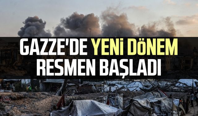 Gazze'de yeni dönem resmen başladı