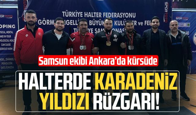 Halterde Karadeniz Yıldızı rüzgarı!