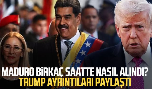 Maduro birkaç saatte nasıl alındı? Trump ayrıntıları paylaştı