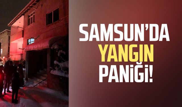 Samsun Ladik’te yangın paniği!