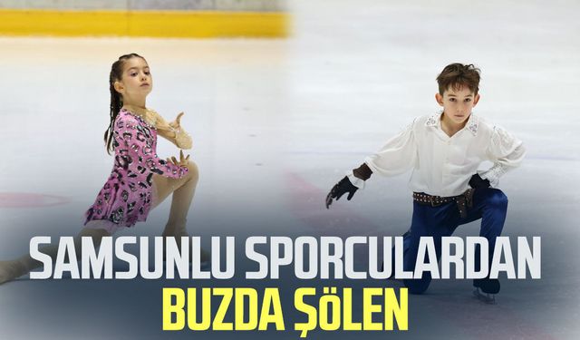 Samsunlu sporculardan buzda şölen