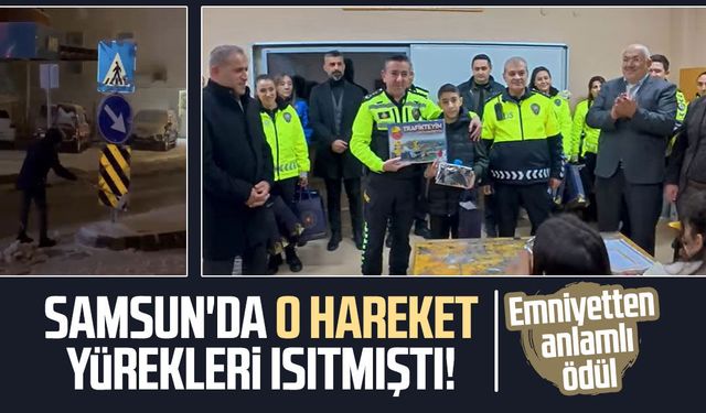 Samsun’un örnek öğrencisi Kadir Emin Gürsoy ödülünü aldı!