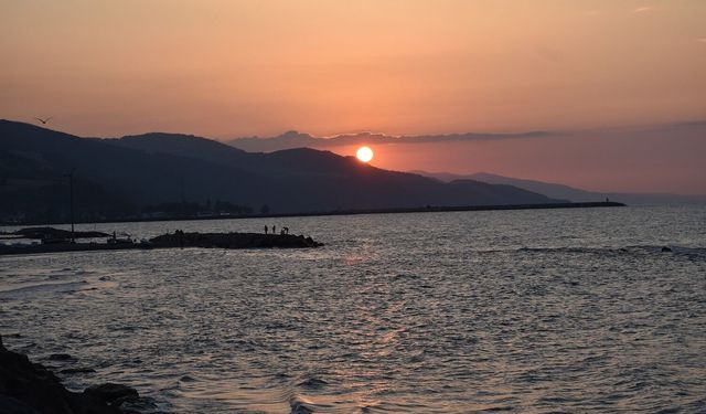 Yakakent’te Sabah Saatlerinin Denizle Buluşması