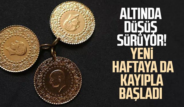 Altında düşüş sürüyor! Yeni haftaya da kayıpla başladı