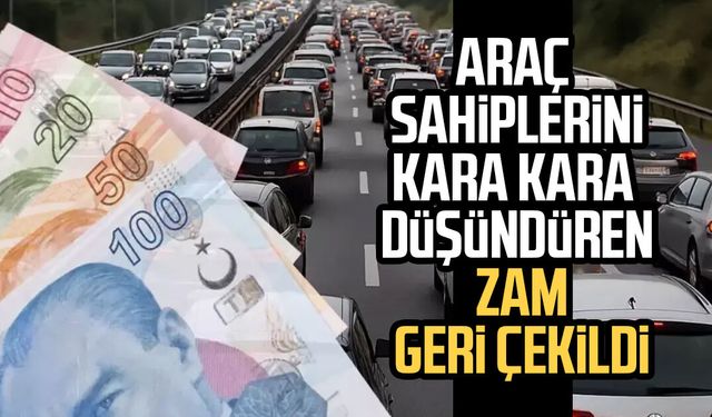 Araç sahiplerini kara kara düşündüren akaryakıt zammı geri çekildi