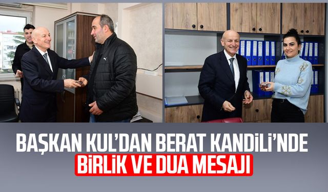 Başkan Şenol Kul’dan Berat Kandili’nde birlik ve dua mesajı
