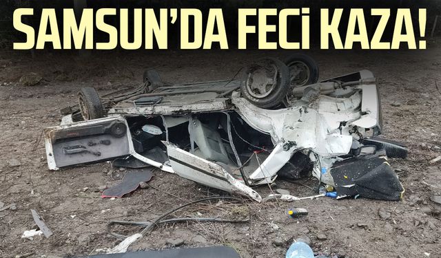 Samsun Terme'de feci kaza!