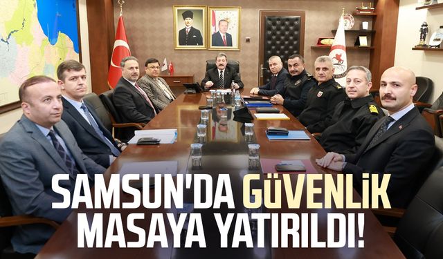 Samsun'da güvenlik masaya yatırıldı!