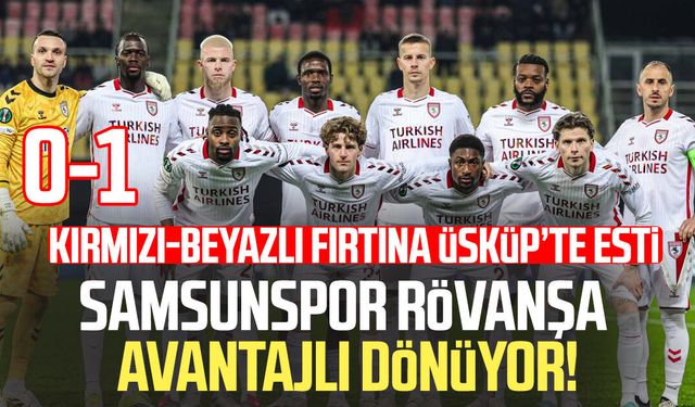 Samsunspor turun kapısını araladı!  Deplasmanda altın galibiyet: 0 -1