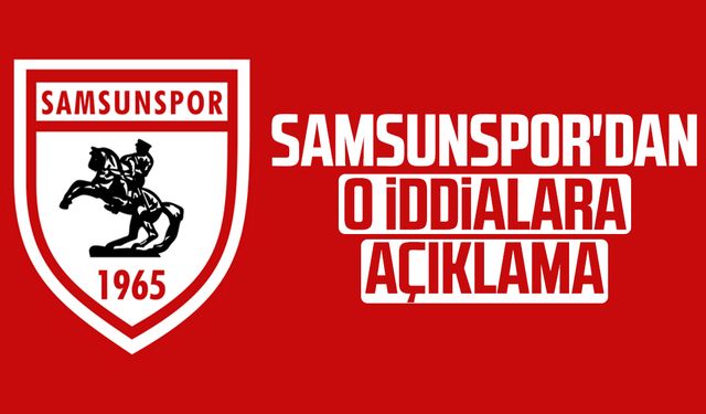 Samsunspor'dan Veysel Bilen iddialarına açıklama!