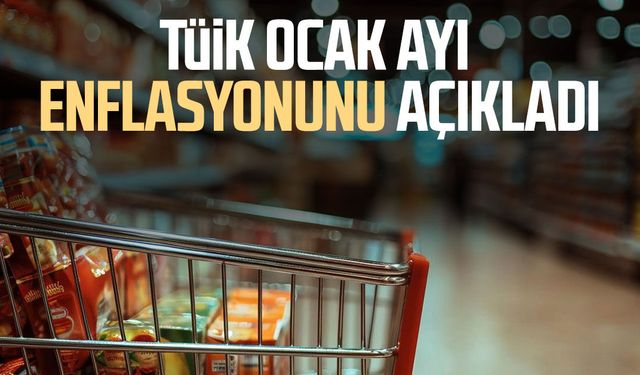 TÜİK ocak ayı enflasyonunu açıkladı