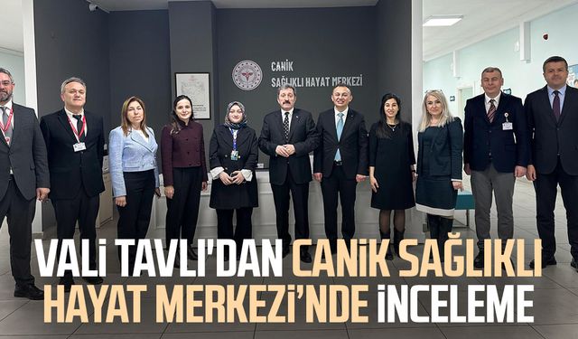 Vali Orhan Tavlı'dan Canik Sağlıklı Hayat Merkezi’nde inceleme