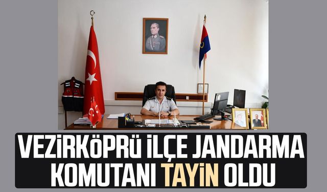 Vezirköprü'de Jandarma Komutanı Binbaşı Onur İstanbul tayin oldu