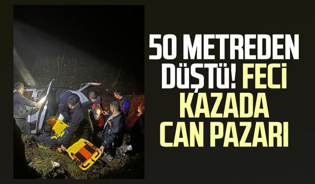 50 metreden düştü! Sinop’ta can pazarı