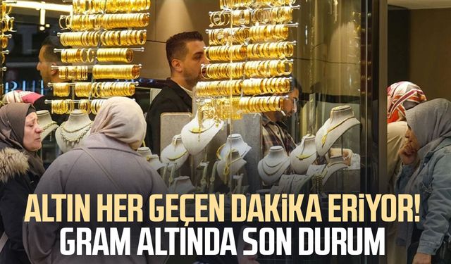 Altın her geçen dakika eriyor! Gram altında son durum