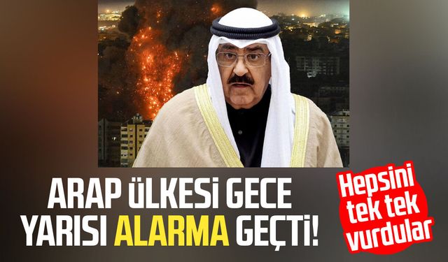 Arap ülkesi gece yarısı alarma geçti!