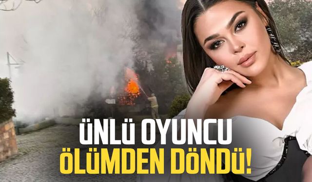 Oyuncu Aslıhan Karalar ölümden döndü! Evi yandı