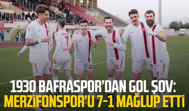 1930 Bafraspor’dan gövde gösterisi: Merzifonspor’a 7 gol
