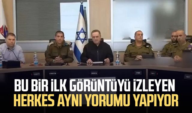 Bu bir ilk görüntüyü izleyen herkes aynı yorumu yapıyor