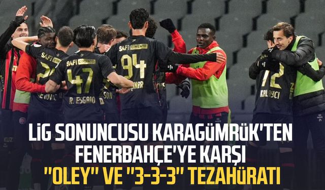 Karagümrük’ten Fenerbahçe’ye büyük şok! 2-0