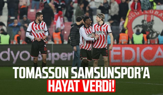 Logi Tomasson Samsunspor’a hayat verdi!