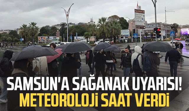 Samsun hava durumu 7 Nisan Salı