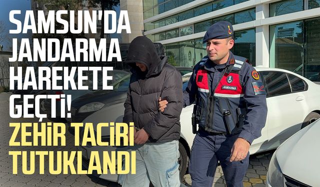 Samsun'da jandarma harekete geçti! Zehir taciri tutuklandı