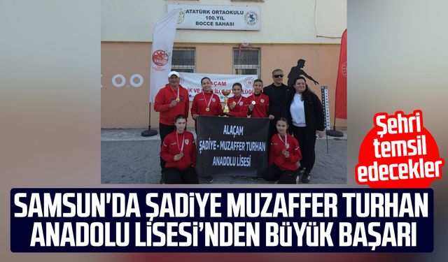 Samsun'da Şadiye Muzaffer Turhan Anadolu Lisesi büyük başarı