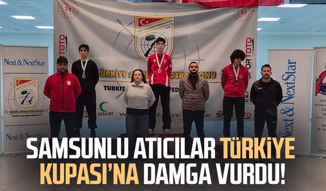 Samsunlu atıcılar Türkiye Kupası’na damga vurdu!