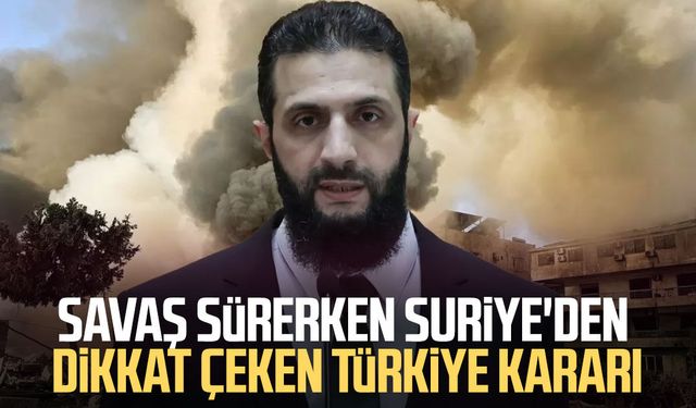 Suriye’den Türkiye yönüne hava sahası kararı