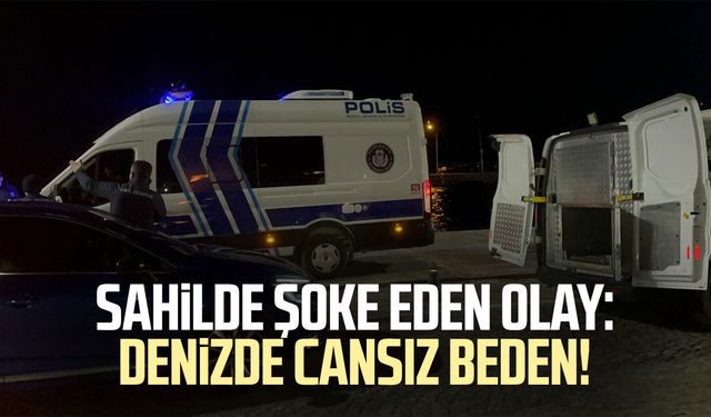 Sinop'ta sahilde şoke eden olay: Denizde cansız beden!