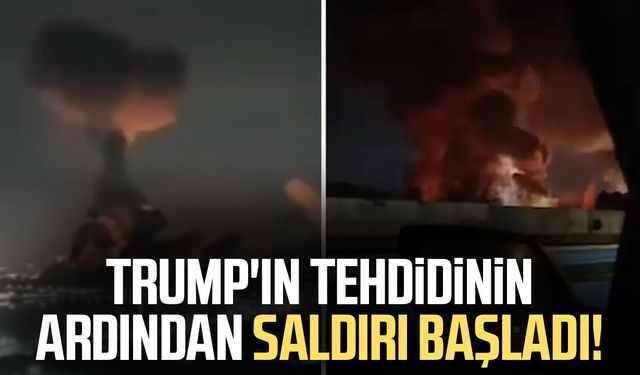 Trump'ın tehdidinin ardından saldırı başladı!