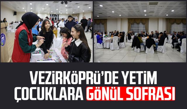 Vezirköprü’de yetim çocuklara gönül sofrası
