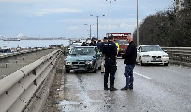 Samsun’da aynı noktada iki kaza! Yaralılar var