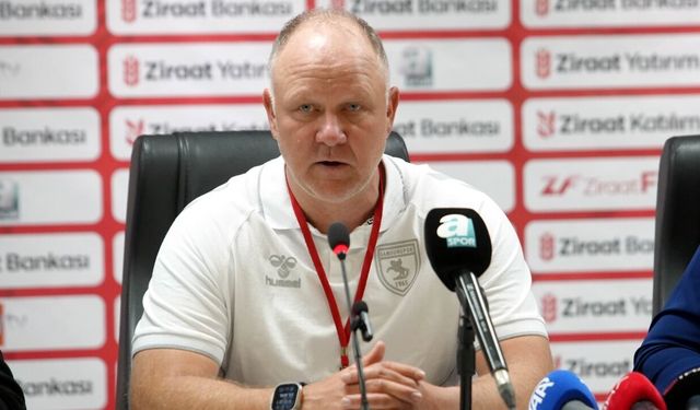 Samsunspor Yardımcı Antrenörü Hahn: “Kaybettiğimiz için çok üzgünüz”