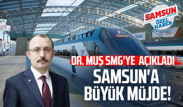 Dr. Mehmet Muş SMG'ye açıkladı! İşte Çorum-Samsun-Havza hızlı tren ihale tarihi