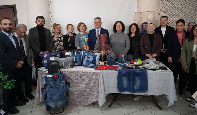 Atıklar sanat oldu! İlkadım’da dikkat çeken sergi