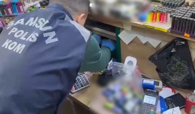 Özel bölme yapmışlar! Samsun'da operasyonda ele geçirildi