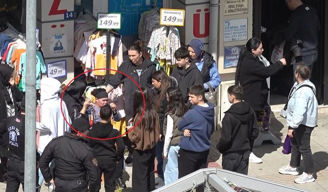 Samsun Cumhuriyet Meydanı'nda kadın kavgası!