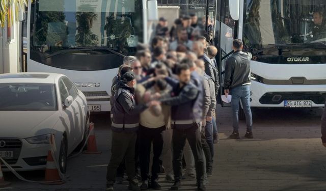 Samsun merkezli 3 ilde dev operasyon! 17 kişi tutuklandı