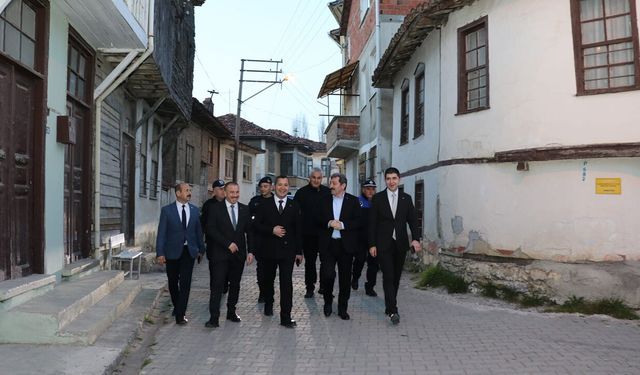 Samsun Valisi Orhan Tavlı Alaçam’da! Projeleri yerinde inceledi