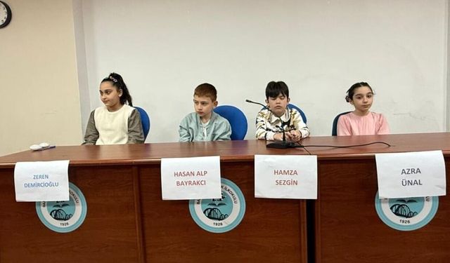 Samsun'da minik yazarlardan büyük yürek!