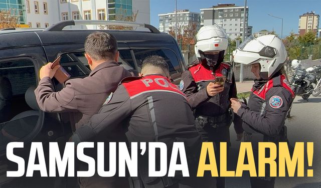 Samsun'da okul çevrelerinde düğmeye basıldı! Sıkı takip
