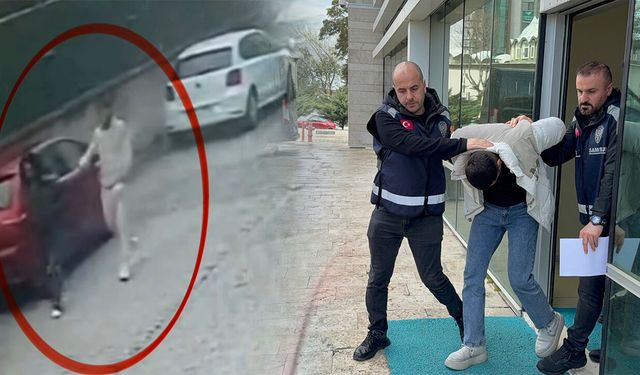 Samsun'da sokak ortasında genç kadına kabusu yaşattı!