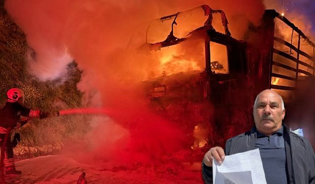 Samsun’da tır alev topuna döndü! Tamirciden şikayetçi oldu